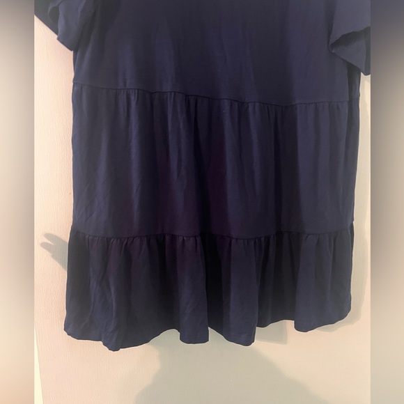 NWT Navy Blue Women's Top size L (J119) - Picture 3 of 10